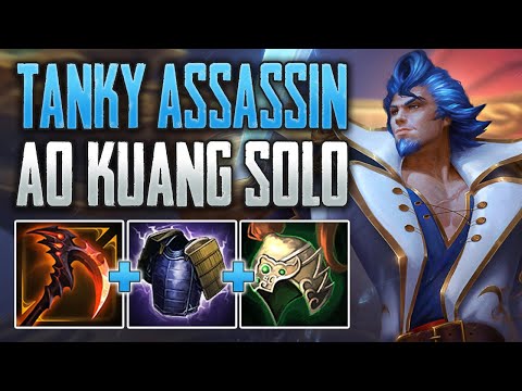 TANKY ASSASSIN BUILD! Ao Kuang Solo Gameplay (SMITE Conquest)