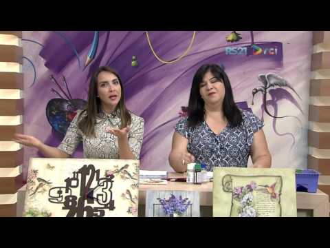 Mulher.com - 13/02/2017 - Envelhecimento com craquelê - Celia Bonomi P1