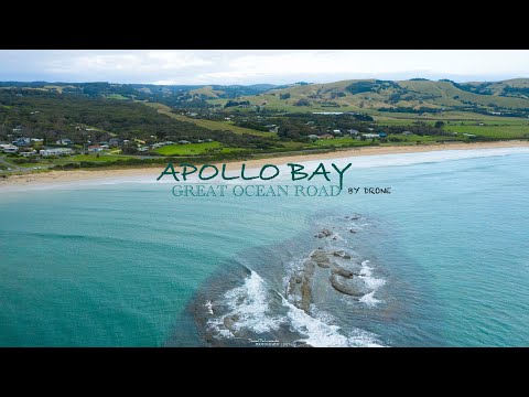 Aerial shots of Apollo Bay