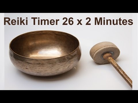 靈氣  Reiki Timer with bell every 2 minutes - 26 positions - No music & No sound  靈氣