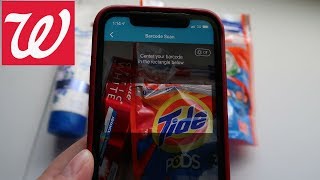 Walgreens APP: how to use BAR CODE SCANNER!