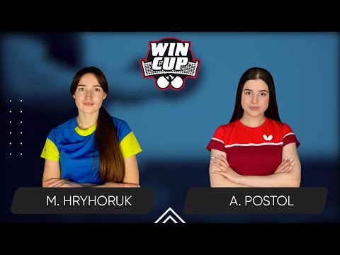 08:15 Mariana Hryhoruk - Anastasiia Postol   22.03.2025 WINCUP Women Master. TABLE 2