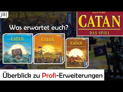 CATAN® Profi-Erweiterungen Vergleich