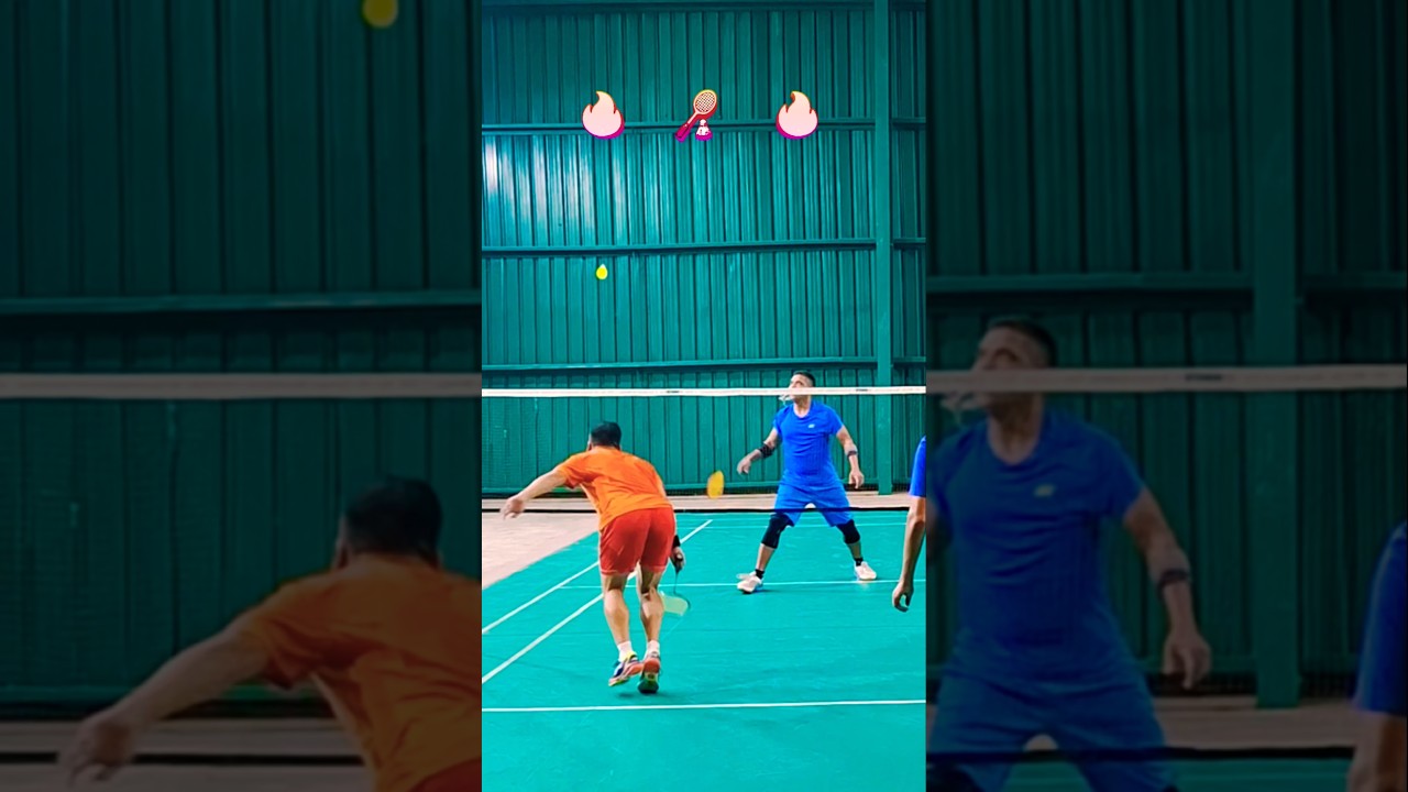 Fastest Reflexes in the Court! ⚡️ #Badminton #trending #shorts #viral