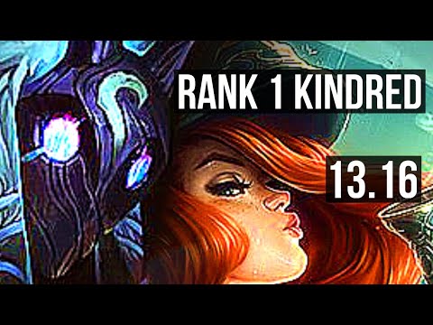 KINDRED & Heimerdinger vs MISS FORTUNE & Shaco (ADC) | Rank 1 Kindred, 6/1/6 | JP Master | 13.16