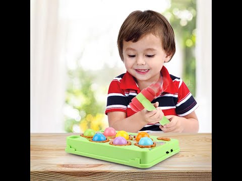 Deao Whack a Mole Play Set Fun Learning Development Game Music Lights And LCD Score Counter-WHAC