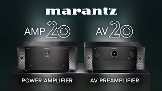 Video thumbnail for Marantz AV20 & AMP20 Overview + AV10 Home Theater Processor/AMP10 Amplifier Comparison by Audio Advice