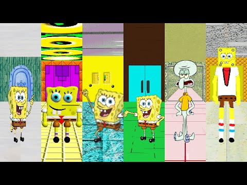 Everyone is Spongebob Basics | Baldi's Basics - All Perfect!