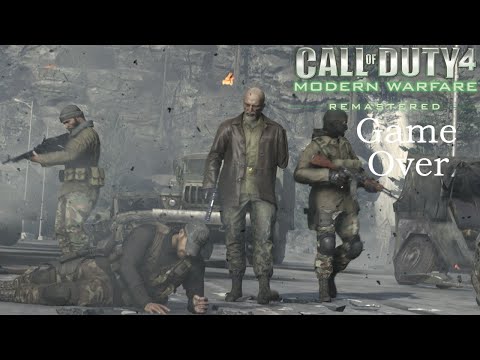 Call of Duty : Modern Warfare Remastered - Game Over