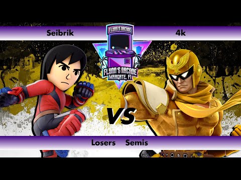 Flynn's Arcade 079 Losers Semis - Seibrik (Mii Brawler) vs 4k (Captain Falcon) SSBU Tournament 2023
