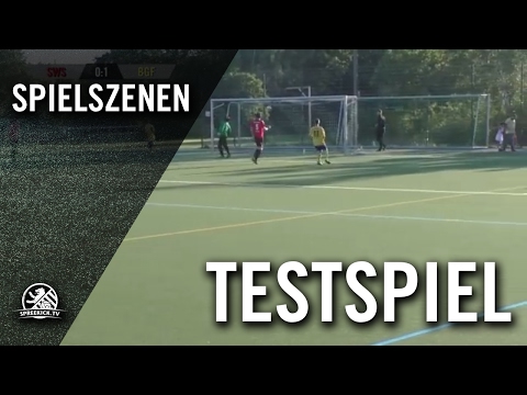 SC Schwarz-Weiss Spandau - SV Blau-Gelb Falkensee (Testspiel) - Spielszenen | SPREEKICK.TV