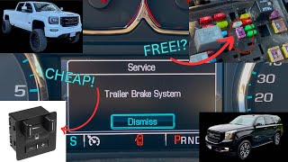 HOW TO FIX SERVICE TRAILER BRAKE SYSTEM 2014-2018 GM TRUCK AND SUV