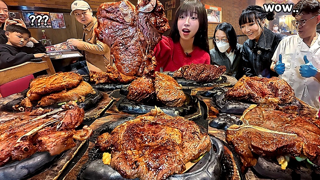 홍콩1탄) 엄청난 양의 스테이크를 도전했습니다🇭🇰 홍콩 57년 전통의 원조 스테이크집