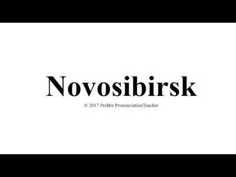 NOVOSIBIRSK pronunciation 🔥 How to pronounce audio guide