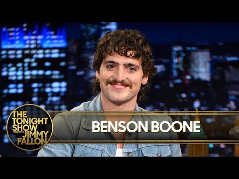 Benson Boone Flips Off Jimmy's Desk, Talks Moonbeam Ice Cream and American Heart (Extended)