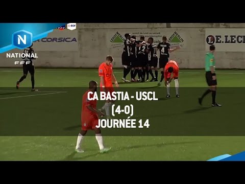 J14 : CA Bastia - USCL (4-0), le résumé