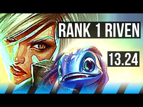 RIVEN vs FIZZ (MID) | Rank 1 Riven, Comeback, 3.1M mastery, 1300+ games | KR Challenger | 13.24