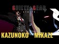 Guilty Gear Strive Kazunoko (Slayer) VS Mikaze (Faust) High Level Gameplay
