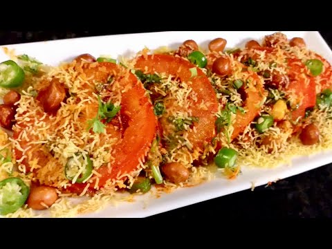Tomato salad Chaat/ Salad Chaat/ Tomato Salad (Aparna’s MAGIC episode 377)