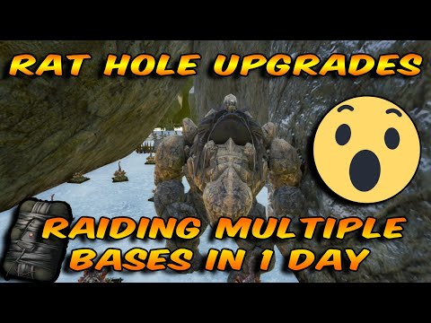 Rat Hole Upgrades and Multiple Raids | Ark Small Tribes Unofficial PvP