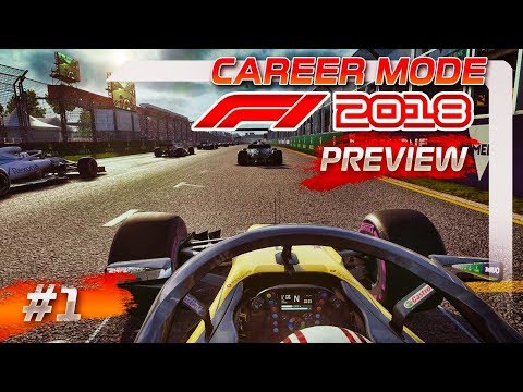 F1 2018 GAMEPLAY: Career Mode Preview Part 1 - Australian Grand Prix