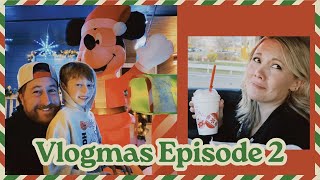 Vlogmas Episode 2 | The Night We Put Up Christmas Lights… + Chick-fil-A Peppermint Shakes! 🎄🥤