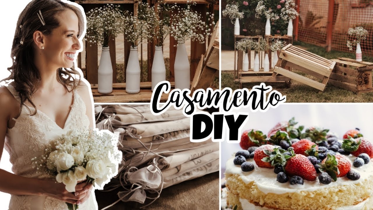 Casamento DIY por menos DE 3 MIL REAIS | COMO FIZ O MEU | Decoração de casamento simples