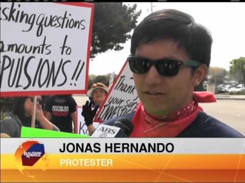 US-based INC members protest alleged corruption within their church