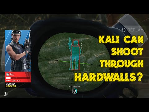 KALI can shoot through HARD WALLS Now!!! Rainbow Six Moment