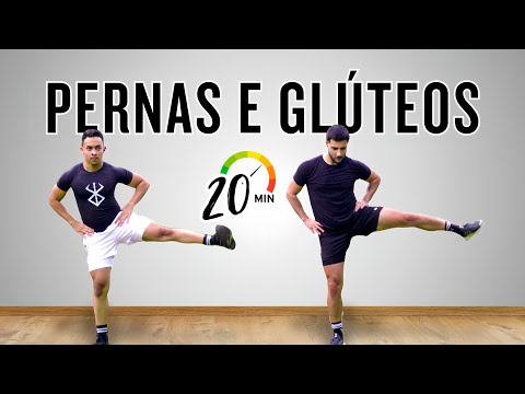 20 MIN TREINO DE PERNAS E GLÚTEOS INTENSO sem equipamentos e em casa