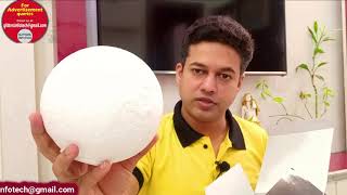 Personalized Lamp/Night Lamp/Table Lamp with Your Own Picture & Text, Moon Lamp | Glitters Infotech