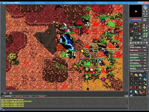 Tibia - Hiberna Server - 329 EK Bot full afk nice loot