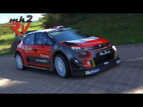 Andreas Mikkelsen & Craig Breen Citroën C3 WRC Rallye Deutschland Test 2017 -- MK2