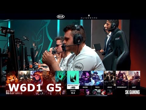 G2 Esports vs SK Gaming | Week 6 Day 1 S10 LEC Spring 2020 | G2 vs SK W6D1