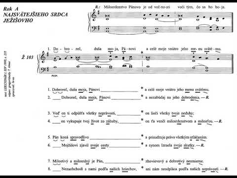 LS II, str. 58 - Milosrdenstvo Pánovo je od večnosti; Ž103