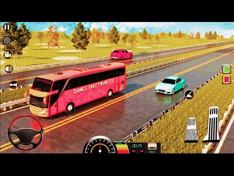 smooth Bus Drive Through village in portugal -Euro Truck simulator 2-logitech G29 setup hardbreak