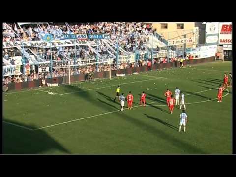 Gol de Carignano. Rafaela 1 - Argentinos 0. Torneo Inicial. Fecha 9. Fútbol Para Todos