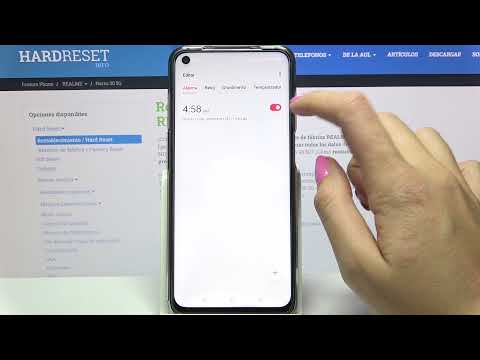 Cómo poner alarma en REALME Narzo 30 5G - poner despertador