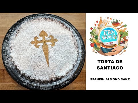 Torta de Santiago: A Traditional Spanish Almond Cake (Gluten Free)