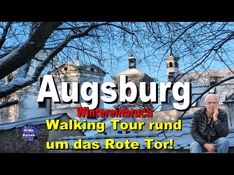 🇩🇪 Augsburg im Winter erleben – 4K Walking Tour rund ums Rote Tor