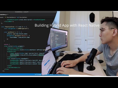 Learning to build a snow report app with React Native  Part One (ft. my cat)
