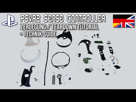 PlayStation PSVR2 Sense Controller (PS5) Teardown / Disassembly Tutorial & Technical Guide 🪛
