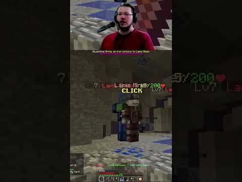 HEY! Don't Steal My Pickaxe! - Hypixel Skyblock Hardcore Ironman #minecraft #shorts