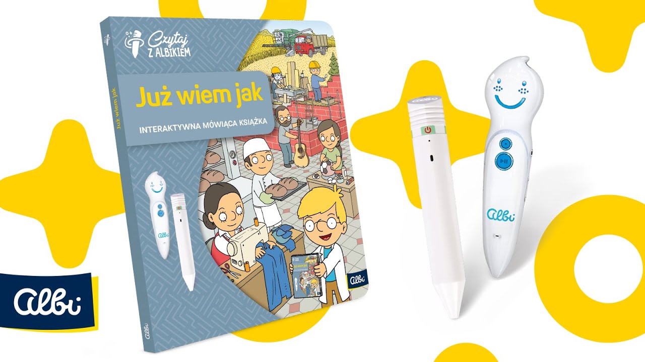 Interaktywna książka „Już wiem jak” z serii Czytaj z Albikiem