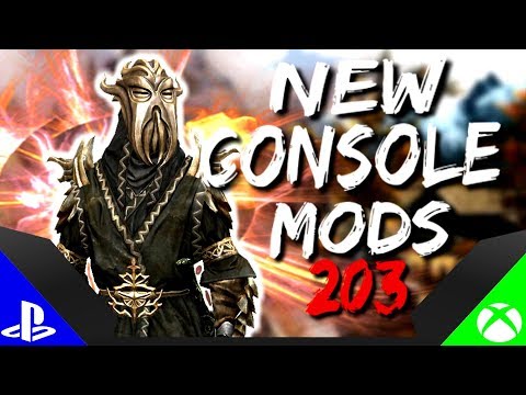 Skyrim Special Edition: ▶️5 BRAND NEW CONSOLE MODS◀️ #203 (PS4/XB1/PC)