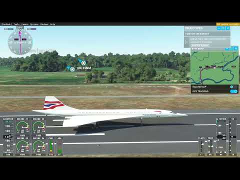 Concorde. Thanks to flight simulator
