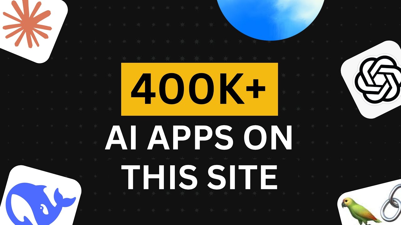 Get 400K+ Al Apps on this site...