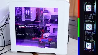 Deepcool RGB 350 LED Unboxing Installation Review!