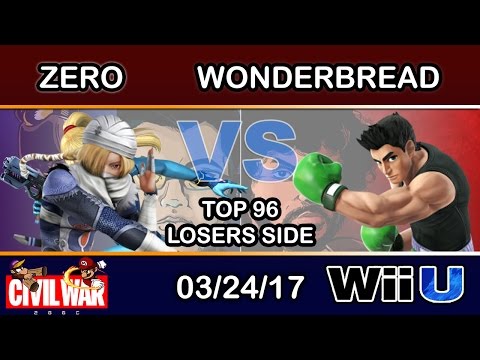 2GGC: Civil War - TSM | ZeRo (Sheik) Vs. TS | WonderBread (Little Mac) Top 96 Losers Side