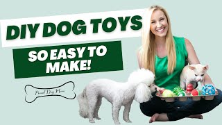 DIY Dog Toys Made From Common Household Items | Proud Dog Mom
